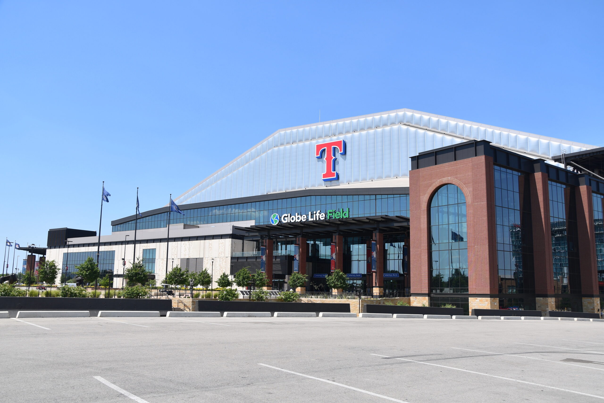 Exterior view of Globe Life Field.