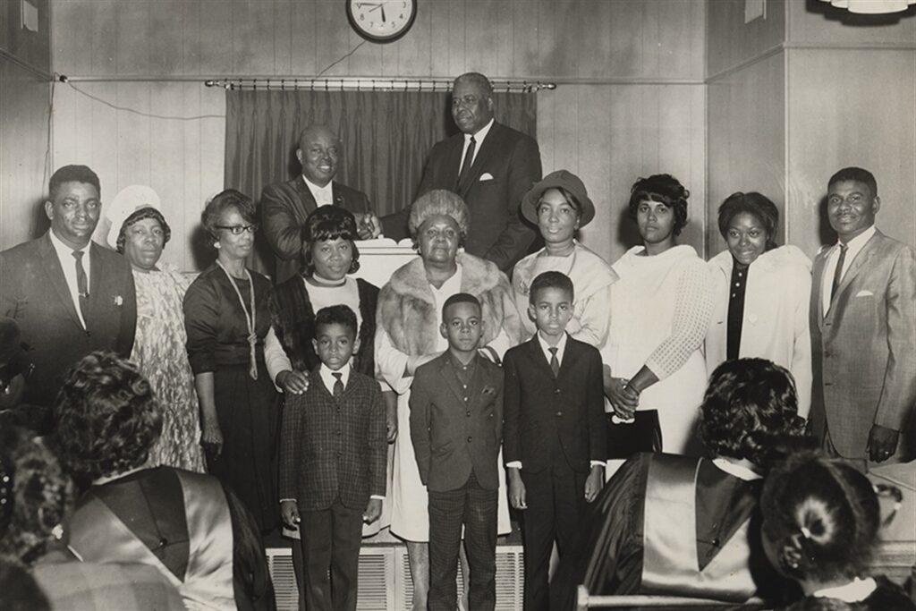 Members of Mount Olive Baptist Church pose for photo.
