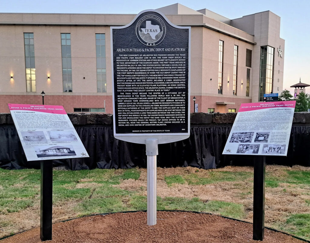 Arlington Texas and Pacific Depot and Platform